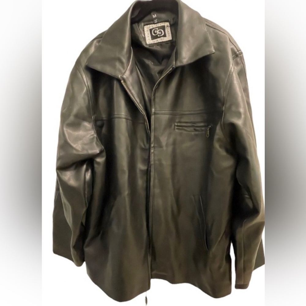 Men leather coat New